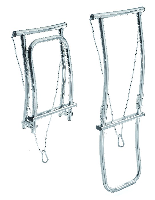 STAINLESS STEEL LADDER FOR RUBBER BOATS