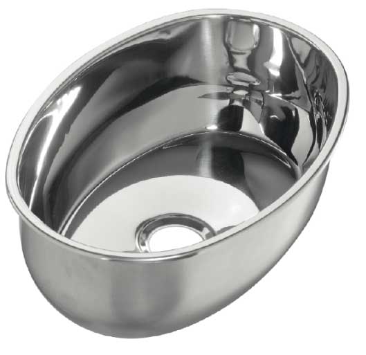 POLISHED STAINLESS STEEL SINK